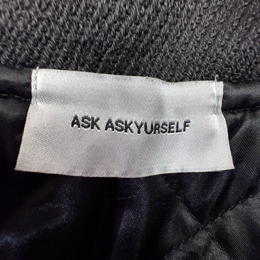 ASK YURSELF Banned Varsity Jacket Black White Men’s M Unisex Women’s XL Academia - Picture 13 of 16